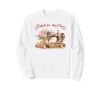 Stitch for the Cure Pink Ribbon Breast Cancer Shirt Sweatshirt