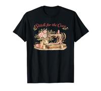 Stitch for the Cure Pink Ribbon Breast Cancer Shirt T-Shirt