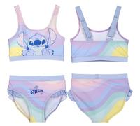 Stitch Girls Swimming Costume - 2 Piece Bikini Set for Ages 8 - Fun Character Swimwear for Kids and Tweens