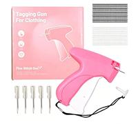 Stitch Gun for Clothes, Clothes Tagging Gun with Quick Stitch Capability, Portable for Emergency Clothing Repairs and Hem Adjustments, Includes 1 Box Needles and 2000 Fine 5mm Glue Pins