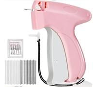 Stitch Gun for Clothes, Handheld Quick Stitch Sewing Gun Clothing Fixer, Micro Stitch Tagging Gun with 6 Needles & 1000 Pcs Micro Fasteners, Portable Micro Stitch Gun for Clothing Repairs & DIY