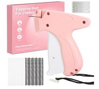 Stitch Gun for Clothes | Micro Stitch Gun & Clothes Tagging Gun | Kimble Gun Style Portable Sewing Tool for Quick Repairs, Alterations | Includes 5 Needles & 1000 Black + 1000 White 5mm Fasteners