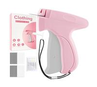 Stitch Gun for Clothes, Mini Handheld Tagging Gun for Clothing Quick Fixer, with 6 Ultra Fine Needle 1000 Black & 1000 White Fasteners - Quick Stitch Sewing Fixer for Fabric, Tags, Labels