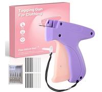 Stitch Gun for Clothes, Quick Clothing Fixer Handheld | Micro Sewing & Tagging Gun Kit with 6 Needles, 1000 Black & 1000 White 5mm Fasteners for Instant Repair