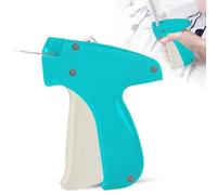 Stitch Gun for Clothes Stitchy Tagging Gun for Clothing Stitchy Quick Clothing Fixer -Includes 1,000 Black Fasteners & 1,000 White Fasteners & 6 Needles(Turquoise1+FloralWhite)