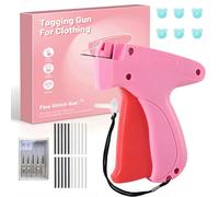 Stitch Gun for Clothes, Tag Gun - Handheld Micro Stitch Gun with 4000 Fasteners, 6 Needles, 50 Buttons | Quick Fabric Tagging for Garments, Toys, Quilts, Curtains | Ergonomic Design