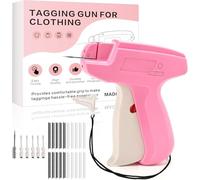 Stitch Gun,Handheld Stitch Tag Gun - Mini Sewing Kit Micro Tagging Gun,Quick Clothing Fixer,Sewing Tool Kits with 5 Needles,1000 Black & 1000 White 5mm Mini Fasteners