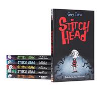 Stitch Head Series Books 1 - 6 Collection Box Set by Guy Bass (Stitch Head, Pirate's Eye, Ghost of Grotteskew, Spider's Lair, Beast of Grubbers Nubbin & Monster Hunter)