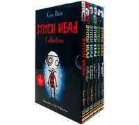 Stitch Head Series Books 1 - 6 Collection Box Set by Guy Bass (Stitch Head, Pirate's Eye, Ghost of Grotteskew, Spider's Lair, Beast of Grubbers Nubbin & Monster Hunter)