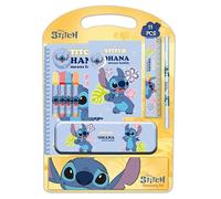 STITCH ICE CREAM - Writing Set, Gift Case, Metallic Case, Pencil Case, Children's Case, Ideal for Children, Comfortable and Versatile, Quality and Resistance, 27 x 3 x 37.5 cm, pink, M, Casual