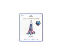 Stitch Kit Rose Ball, Includes Embroidery Threads, Needle, Canvas Aida and Instructions