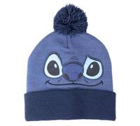 Disney Unisex Kid's Stitch Knitted Hat Cap, Blue, One Size