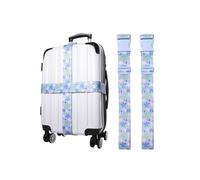 Stitch Luggage Straps 2-Piece Set Officially License, Adjustable Luggage Belts from 30''-72'', Suitcase Bands, Disney Gifts