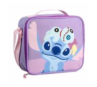 Stitch Lunch Box for Girls Insulated Lunch Bag | Pink Lilo and Stitch Packed Lunch Bag | Disney School Bag with Strap | Over The Shoulder Kids Bag | Perfect for Kids School Bag |