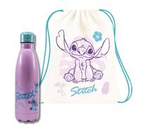 Stitch Lunch Set With Stainless Steel Bottle in Purple Stitch Purple