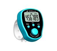 Stitch Marker Row Counter LCD electronic row Electronic Digital Tally Counter Sewing Knitting Weave Tool,sky blue