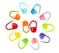 Stitch Markers 100 Pcs Stitch Markers Knitting, 10 Colors Stitch Markers Crochet, Stitch Markers Clips, Stitch Counter Crochet, Crochet Locking for Marking The Number of Stitches