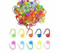 Stitch Markers Knitting, 200PCS Colorful Knitting Stitch Markers Knitting Markers Stitch Markers Clips for Beginner to Expert Knitters and Crocheters Knitting Accessories