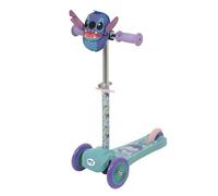 Stitch Mini Go! Tilt 3 Wheel Scooter with Squishle Pouch | Officially Licensed Kids Ages 3+ Push | Tri Unisex Girls or Boys | Adjustable Handlebar Height