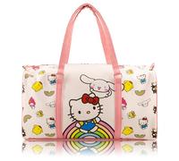 Stitch, Minnie, Mickey, Pooh, Harry Potter, or Jack Skellington 16" Leather Mini Travel Bag, Duffle Bag, Overnight Bag, Weekender Bag for Women, Men, Adults, Cinnamoroll, 15"