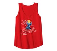 Stitch Movie Ohana Tank Top, Women, Red, Small