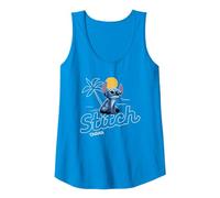Stitch Movie Ohana Tank Top, Women, Sapphire Blue, Small