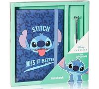 Stitch Notebook and Pen Set - Lilo and Stitch Diary for Girls - Disney Stationery Gift Set with Hardcover Journal and Pen - Cute Stitch Gifts for Girls