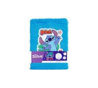 Stitch Notebook Plush A5 Blue | Fluffy Diary for Children | Notebook with Disney Motif | Plush Book for Girls and Boys | Creative Gift from 3 Years | Children's Diary with Lined Pages
