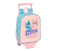 Stitch Ohana - Nursery Backpack with SAFTA Trolley, Ideal for Children of Different Ages, Comfortable and Versatile, Quality and Resistance, 22 x 10 x 27 cm
