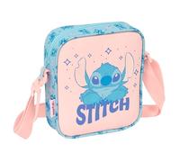 STITCH OHANA - Small Messenger Bag, Children's Messenger Bag, Ideal for Children from 5 to 14 Years, Comfortable and Versatile, Quality and Resistance, 16 x 4 x 18 cm