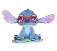 Stitch on Surfboard Sitting Plush Beach Stitch 25cm Soft Toy
