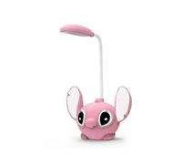 (Stitch, One size) Aoger Disney Stitch Led Desk Lamp With Pencil Sharpener Foldable Light Cute Desk Lamp Usb Recharge Light Gift From Classmates
