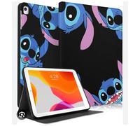 Stitch Pattern for iPad mini 6/7 Case Cover, Protective Smart Stand Folio Case with Auto Wake/Sleep, Black