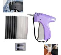 Stitch Quick Clothing Fixer, Micro Stitch Gun for Clothes, Mini Handheld Sewing Machine Quilt Tacking Stitch Micro Stitch Gun Mini Stitch Hemming Gun, Micro Tagging Stitch Tool for Clothing (Purple)
