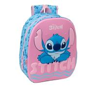STITCH - School Backpack, with 3D Design, Ideal for Children of Different Ages, Comfortable and Versatile, Quality and Resistance, 27 x 10 x 33 cm