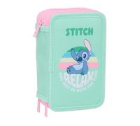 STITCH - School Pencil Case with 37 Tools Included, Children's Pencil Case, Child, Ideal for Children from 5 to 14 Years, Comfortable and Versatile, Quality and Resistance, 12.5 x 5.5 x 19.5 cm