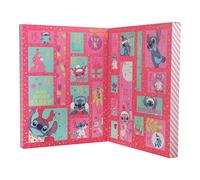 Stitch Paladone | Disney's 24 Day Christmas Advent Calendar | Stationary | Office Supplies | Notebook | Sticky Notes | Stocking Filler | Officially Licensed Lilo Merchandise | Novelty Gift