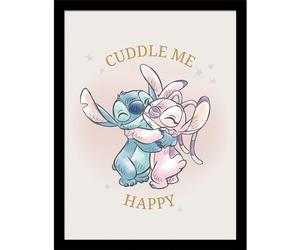 Stitch (Stitch Cuddle Me) Framed 30 x 40cm Print