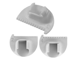 Stitch Stopper & Seam Gauge - Sewing Guide Ruler Template | DIY Quilting Tool with Thumb Guide | Straight Curved Stitching Measure Tool | Hand Hem Kit 2mm 3mm 4mm