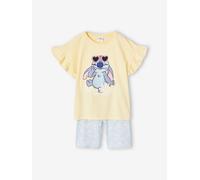 Stitch T-Shirt & Cycling Shorts Set by Disney® pastel yellow