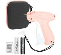 Stitch Tag Gun Kit for Clothes with 6 Replacement Needle&5000 0.19"Fasteners, Stitch Quick Clothing Fixer with Hard Case, Fine Mini Stitch Tag Gun for Sewing Quilting Hemming(Not Standard Label Gun)