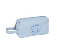 Stitch Travel Toiletry Bag - Blue - Large Storage Capacity - Zip Closure - Stitch and Ohana Print - Original Product Designed in Spain, Blue, Carry-On 20-Inch, Travel Toiletry Bag