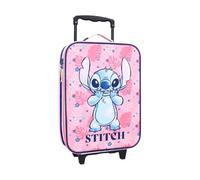 Stitch Trolley Suitcase 12 L Children Girls Children's Suitcase Trolley Hand Luggage Children's Trolley, pink, pink, Soft Shell