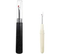 Stitch Unpicker Tool, Seam Ripper Set, 2 Sizes Thread Unpicker, Sewing Seam Ripper Kit, Black White Thread Unpicker for Beginners & Experts