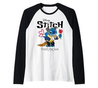 Stitch Until The Last Petal Falls Valentine Raglan Baseball Tee