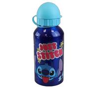 Stitch Water Bottle, 400ml School Aluminum Drinks 13.5 oz KBT Disney Bottle For Kids Sports Lightweight Leakproof Cycling Running Camping Outdoors