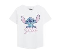 Stitch Watercolour Fashion T-Shirt Disney White L