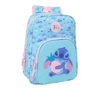STITCH WAVES - Animated Children's School Backpack, Children's Backpack, Adaptable to Trolley, Ideal for School Children, Comfortable and Versatile, Quality and Resistance, 26 x 11 x 34 cm