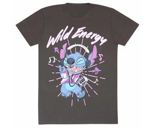 Stitch Wild Energy Graphite Unisex Short Sleeve T-Shirt