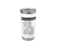 Stitch Witch Cross Stitch Halloween Potion Stainless Steel Insulated Tumbler